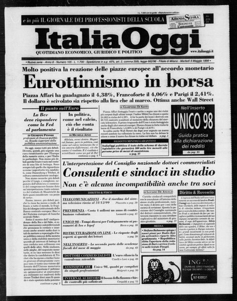 Italia oggi : quotidiano di economia finanza e politica